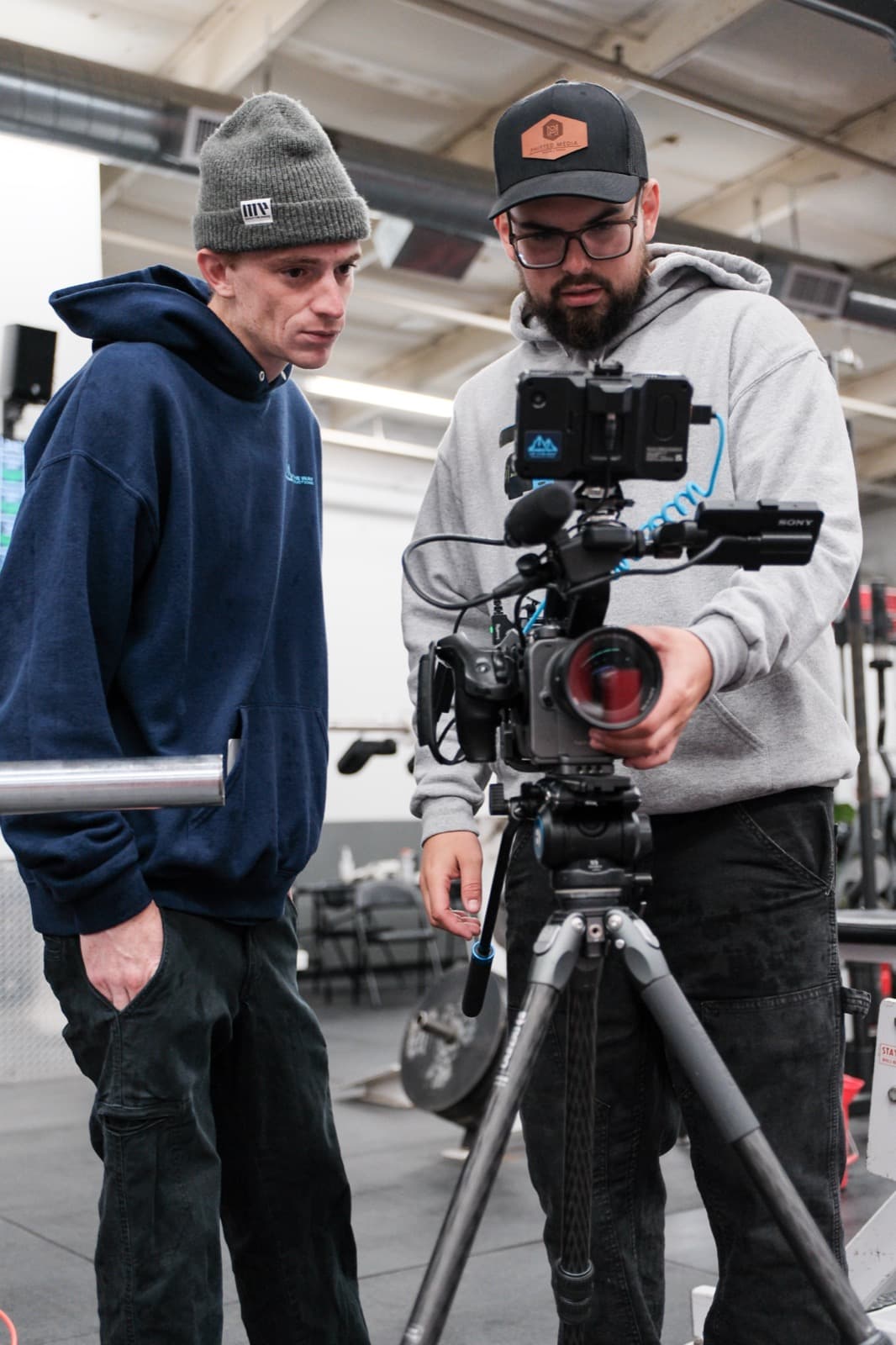 Jared behind the camera